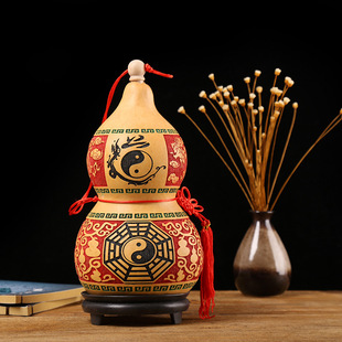 Factory supply open Chinese knot gourd decoration living room bedroom with pattern gourd decoration