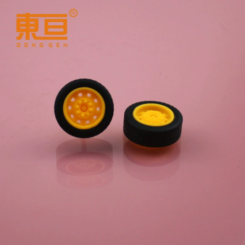 XJ212AH тонкая желтая резиновые колеса резиновые колеса игрушечные колеса технические строительные блоки детали 8000 упакован