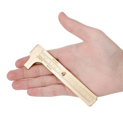 Brass caliper, mini handicraft caliper, portable caliper, copper caliper, pure copper caliper, single scale gold striking tool