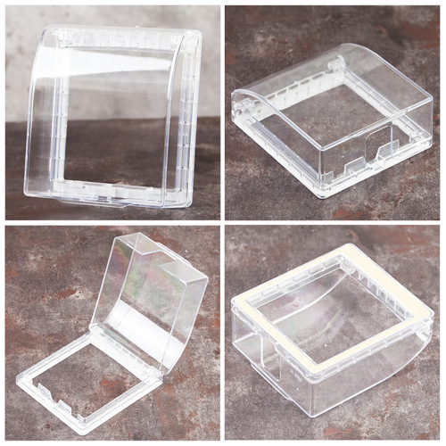 86 Type Bathroom Outdoor Adhesive Switch Socket Protection Face Cover Splash-proof Waterproof Box Socket Waterproof Cover 
