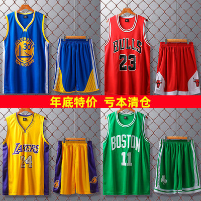 Manufactor wholesale Lakers Men's Basketball clothes suit customized train Curry James Kobe Jersey Irving