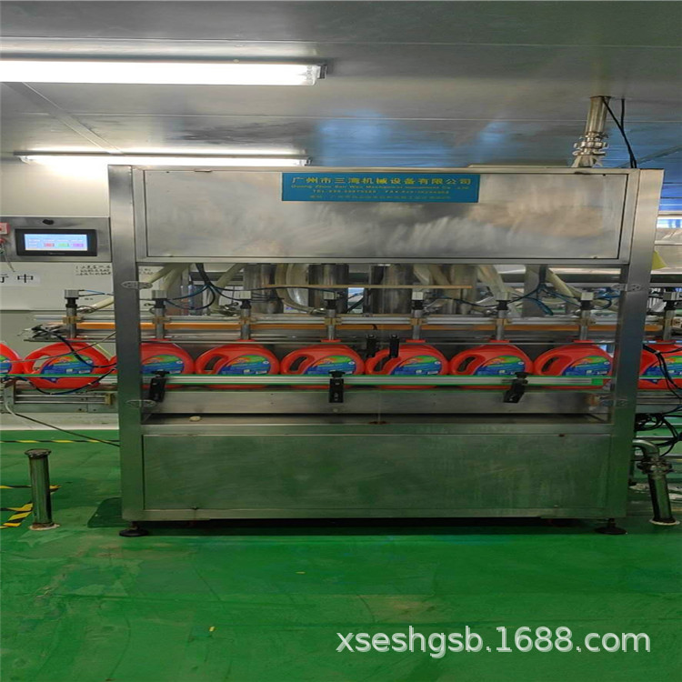 转让二手饮料灌装机 纯净水灌装机 玻璃水灌装机 洗衣液灌装机