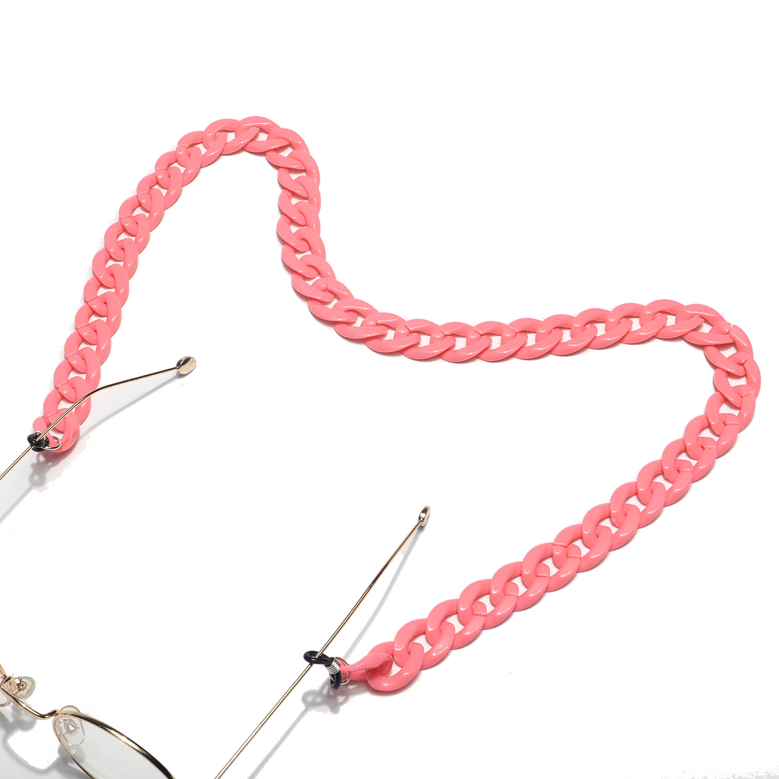 Acrylic Mask Rope Glasses Chain Multicolor Concave Shape Glasses Rope Wholesale Nihaojewelry display picture 41