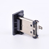 Vice -type direct plug 180 degrees full stickers full -picked USB3.1 connecter plug large current Typec public 24p