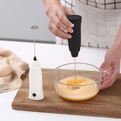 Electric Whisk Home Kitchen Stainless Steel Coffee Milk Shake Mixer Multifunction Mini Baking Milk Whisk