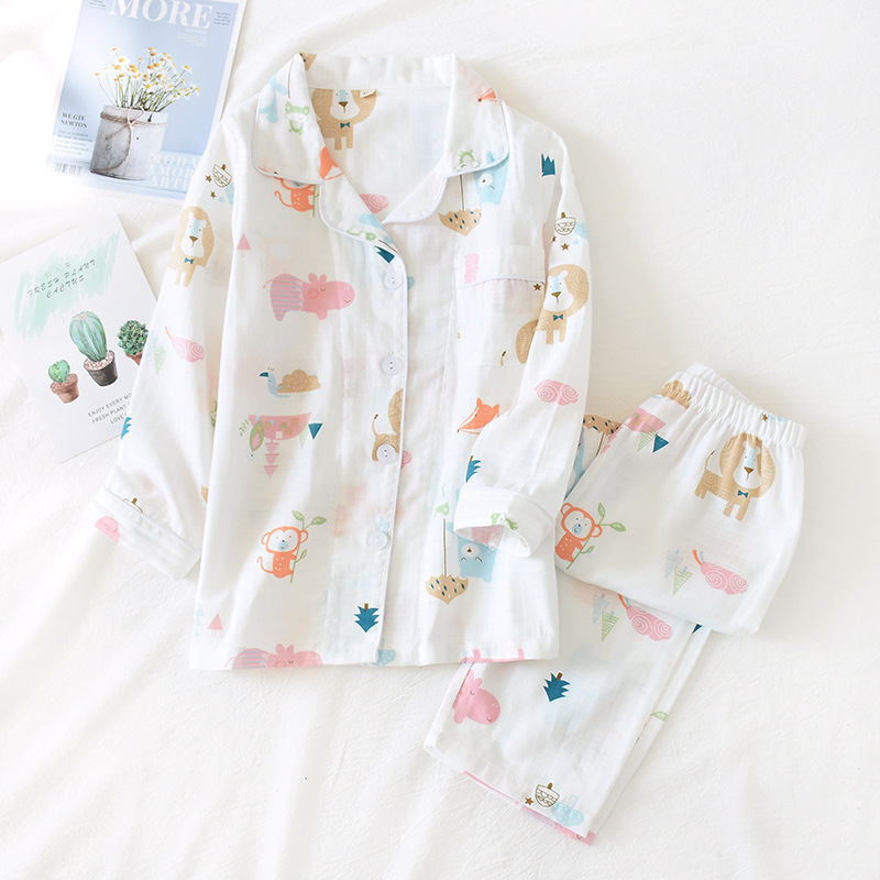 화이트 라이온 거즈 세트