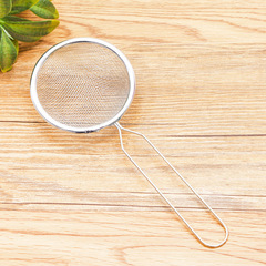 T factory direct supply iron wire filter screen leaks soymilk juice oil scoop oil skimmer deep-fried scoop noodles