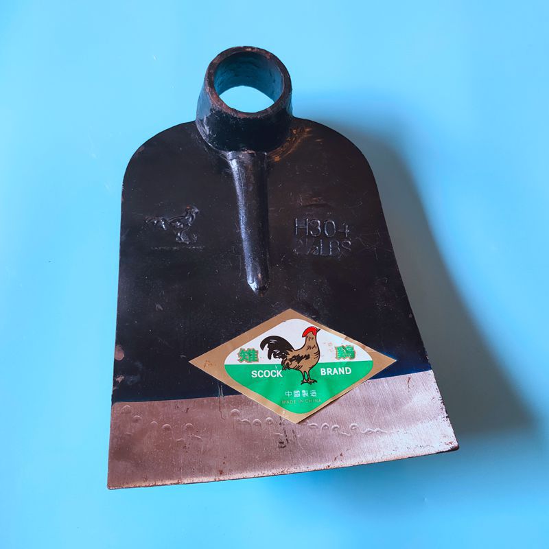 锄头外贸出口圆形孔农用农具开荒挖土锄草种地种菜鸡锄头