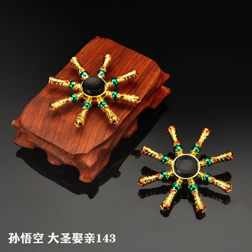 New King of Glory Merchandise Li Xin Ma Chao Li Bai Fingertip Top Metal Three-Leaf Fingertop Top Celebrity Version Toy