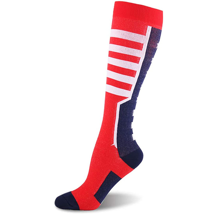 Unisexe Des Sports Géométrique Fibre D'acétate Nylon Crew Socks Une Paire display picture 30