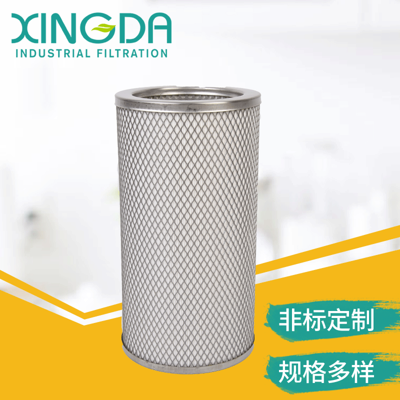 厂家供应 工业除尘滤芯 喷砂滤筒 无纺布粉末除尘器 规格多样