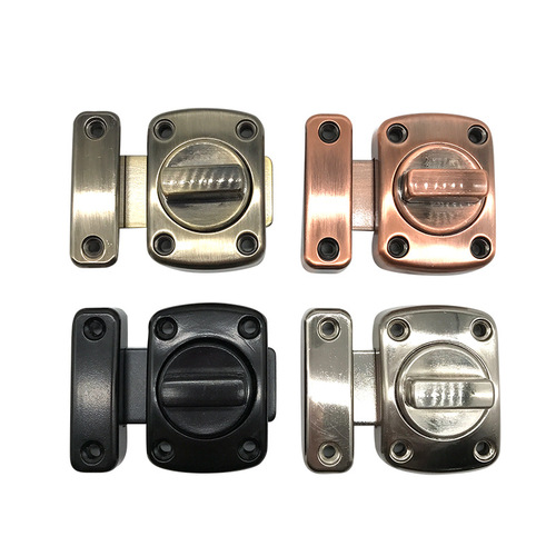 New left and right door latch lock left and right latch door buckle door latch sliding door sliding door fitting room exposed small latch