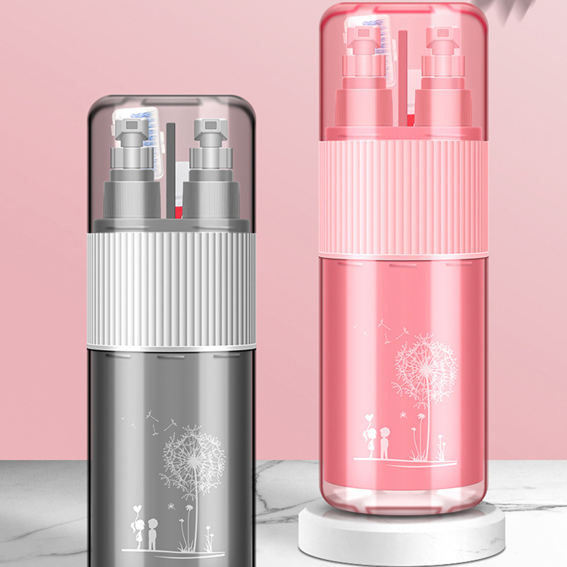 旅行牙刷收納盒便攜式洗漱杯刷牙杯子牙膏牙缸出差旅遊漱口杯套裝