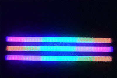 LED數碼管牌匾led護欄管真六段內控220V單色七彩輪廓廣告防水燈管