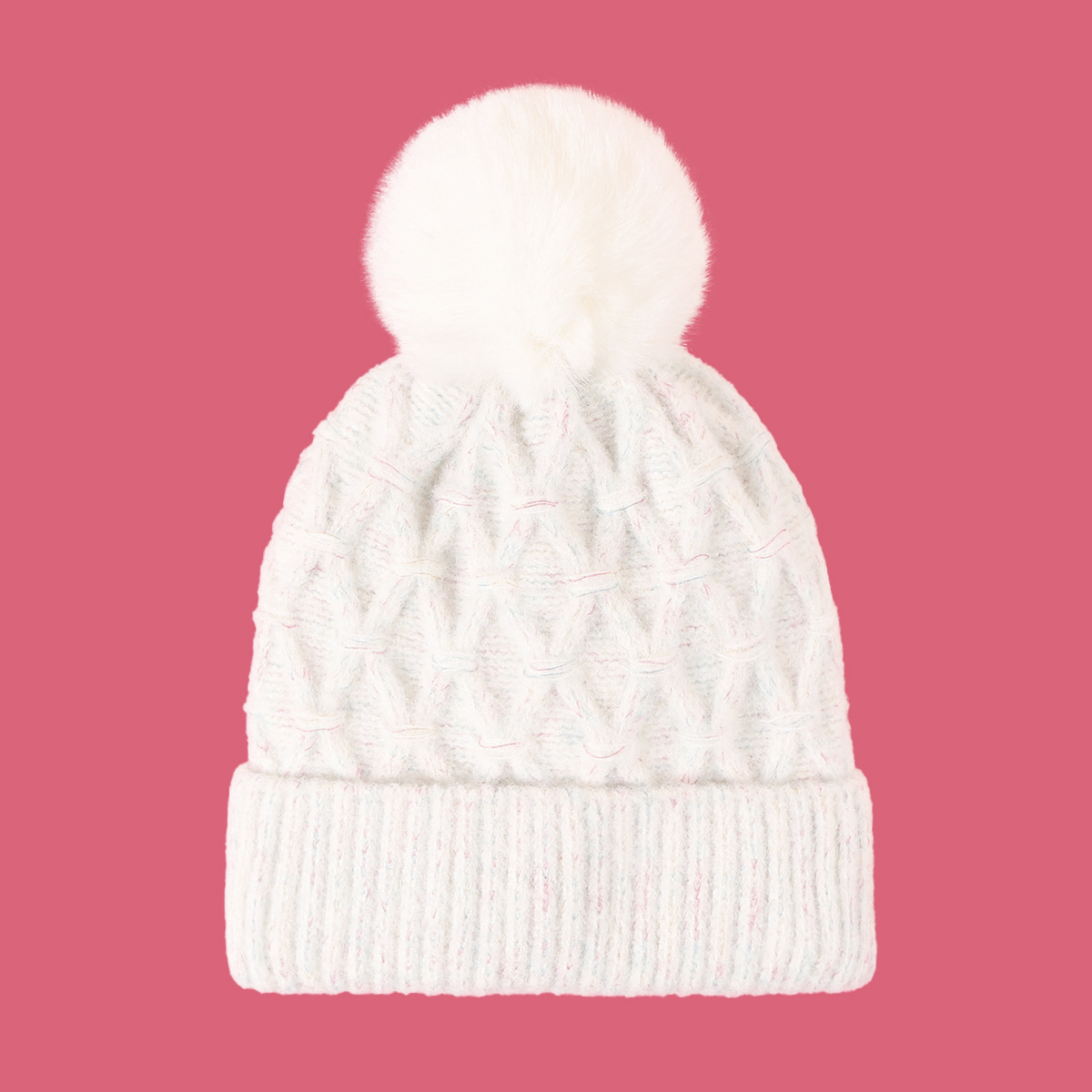 Casquette En Laine Et Laine De Soie Brillante De Couleur Pure Fashion All-match display picture 3