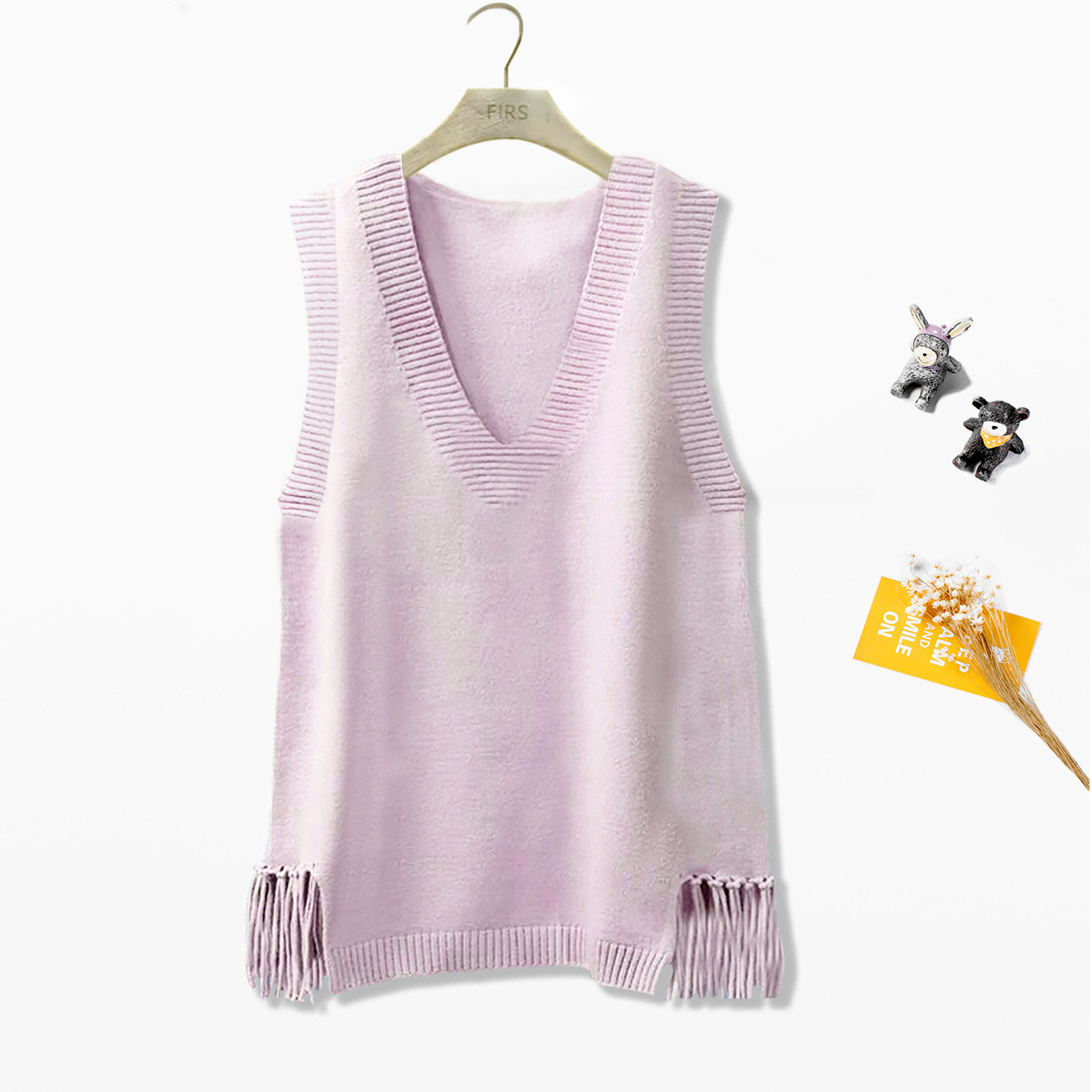 Gilet femme en tricot - Ref 3434799 Image 8