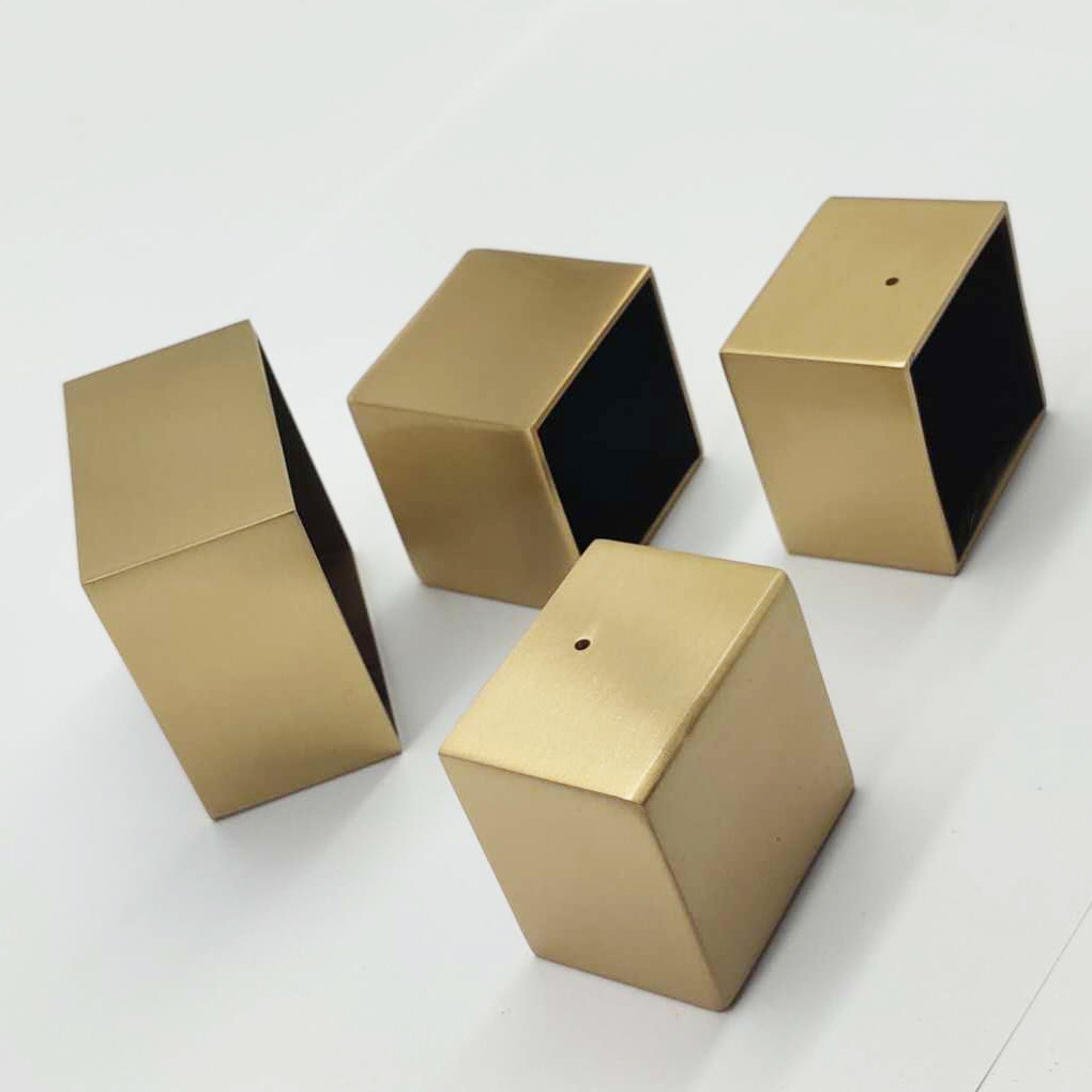 厂家直销实木家具脚红木椅脚垫桌椅沙发扶手方形封底盖帽铜脚套