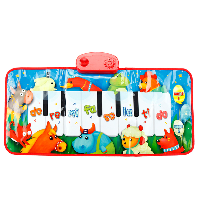 儿童音乐互动游戏毯 动物触摸式钢琴  婴儿玩具