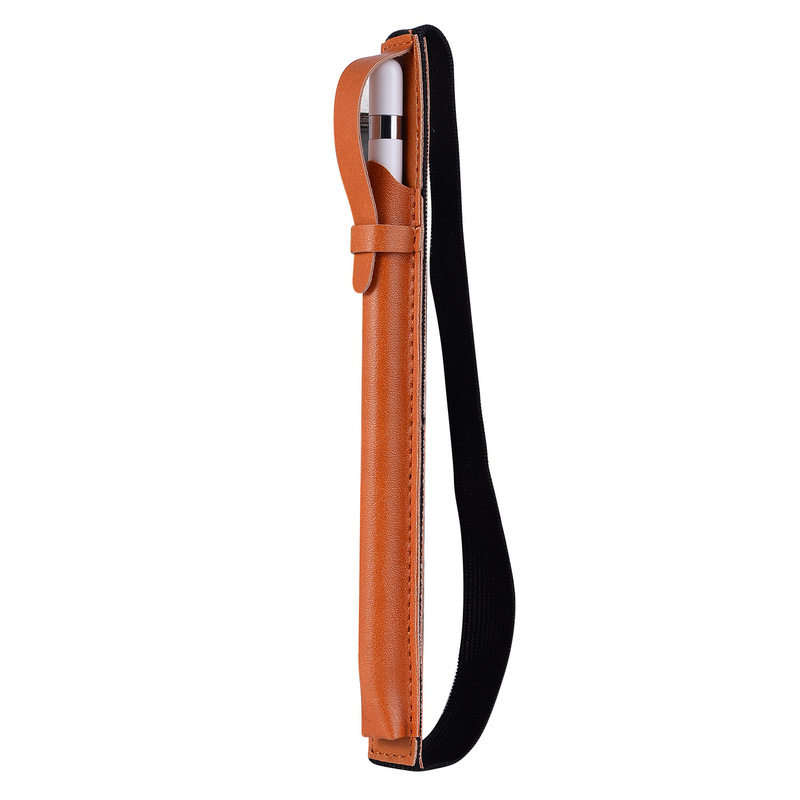 Suitable for ipad tablet PC capacitor pen case apple pencilpu Pen Case Factory straight hair stylus case