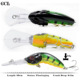 Small Shallow Diving Crankbaits Hard Plastic Minnow Baits Fresh Water Bass Swimbait Tackle Gear