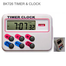 正倒数计时器带时钟功能 24小时计时器附磁铁可站立 bk726定时器