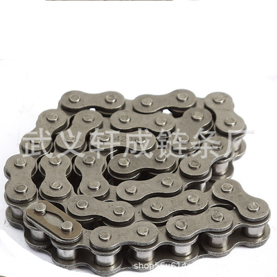 [4分08B单排滚子链工业流水线输送链条齿轮齿条428摩托车链条厂家]