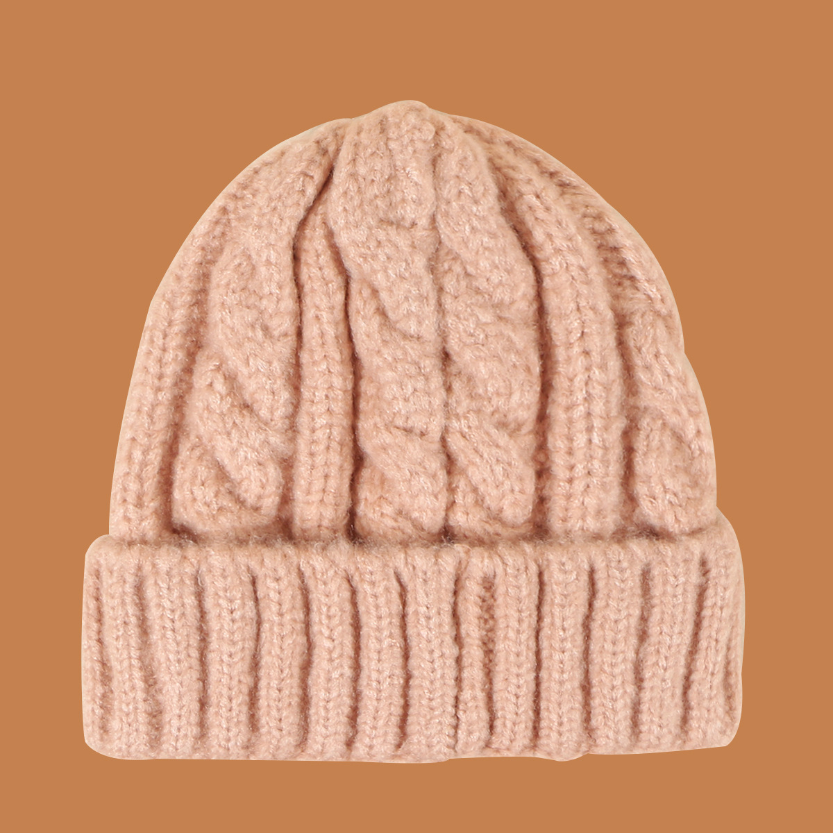 Linen Pattern Knitted Hat NSTQ30786