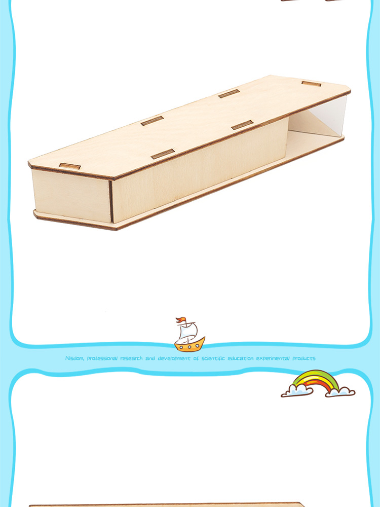 DIY Holzpuzzle Periskop STEM Spielzeug Technologia Wissenschaft Experimentelles Werkzeugset Lernen Bildung Spiele für Kinder Lehrmittel – Detail 12