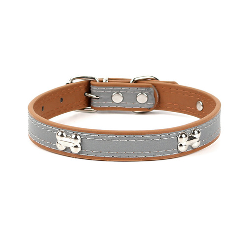 Pet Reflective Collar Leash Dog and Cat Supplies Large, Medium and Small Dogs Luminous Neck Collar at Night Wholesale