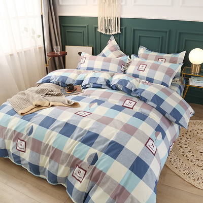 Quilt cover singleton wholesale Manufactor Direct selling Modern minimalist printing Skin-friendly Brushed Quilt cover Bedclothes Home textiles