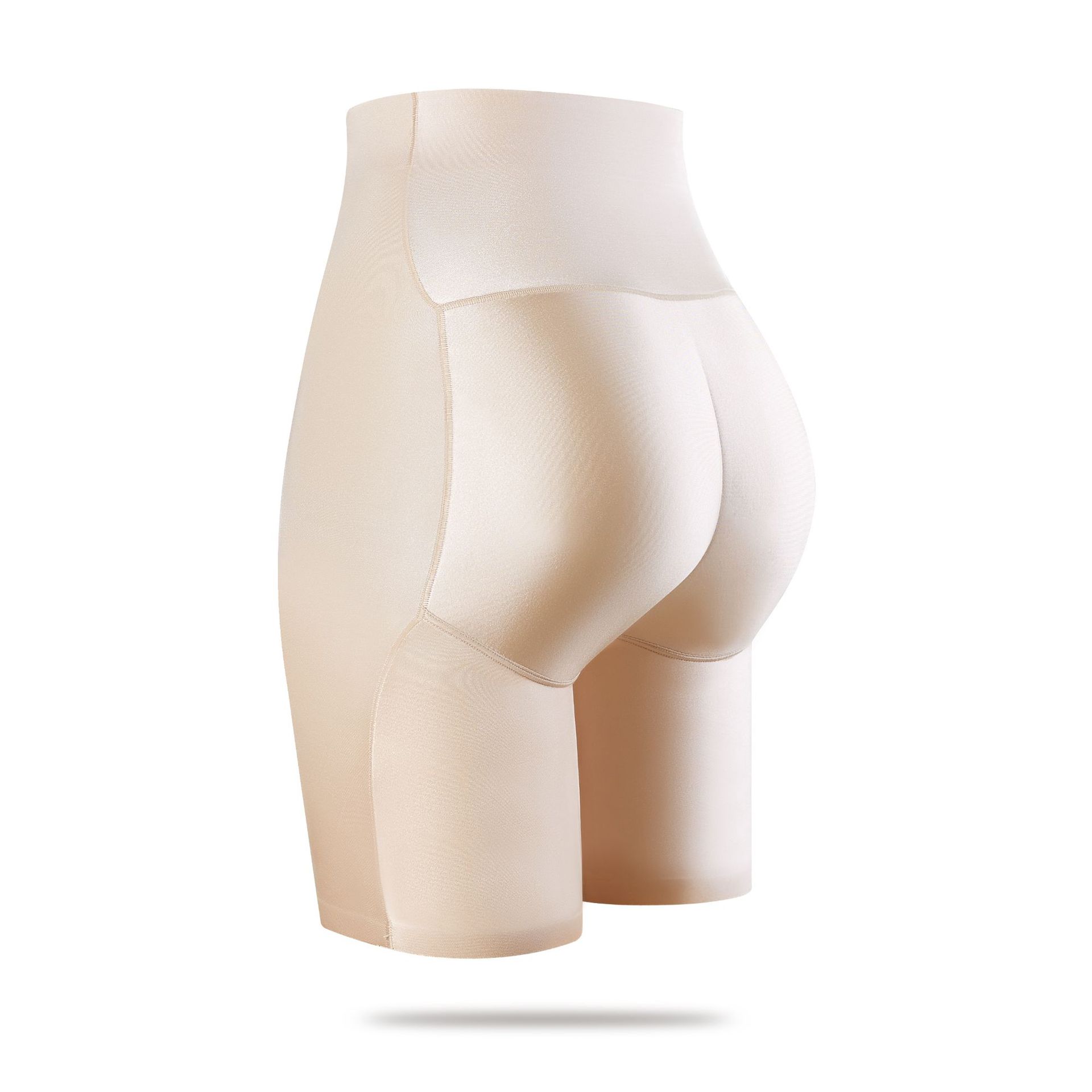 MZM壹片式無痕美體高腰收腹塑身褲提臀翹臀假屁股平角女內褲