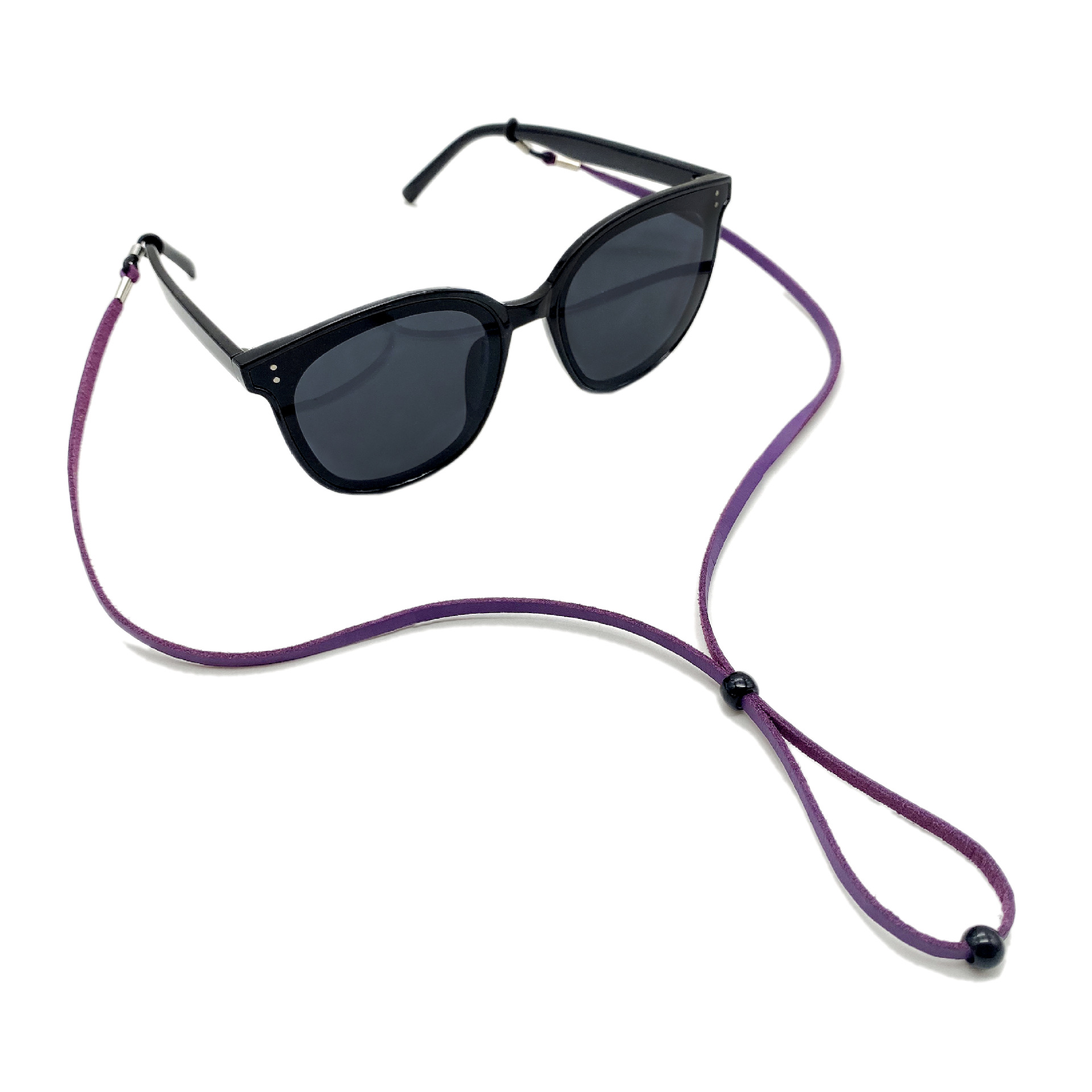 Simple Style Solid Color Microfiber Unisex Glasses Chain display picture 7