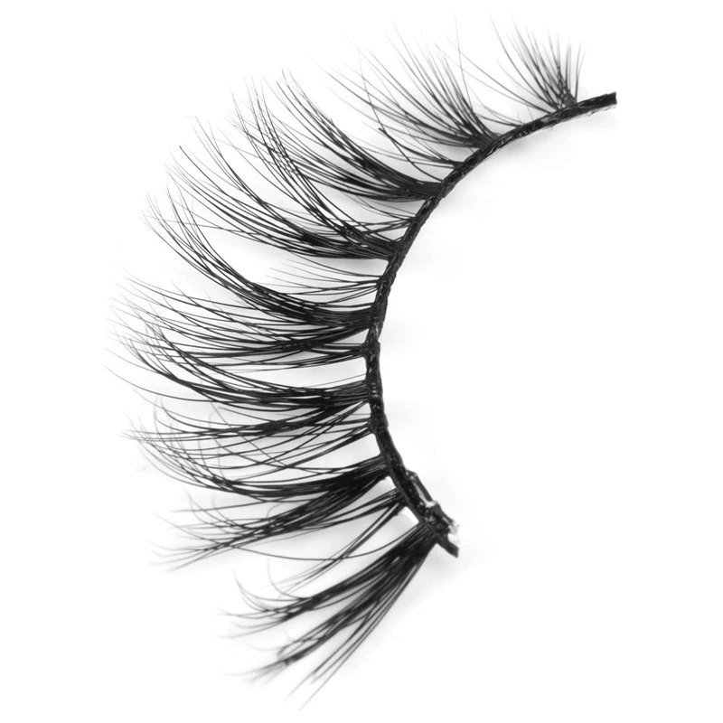 1 пара накладных ресниц из норки FAUX MINK FAKE LASHES FALSE EYLASHES F006