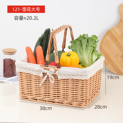 Forro de copo de nieve de color primario cuadrado grande