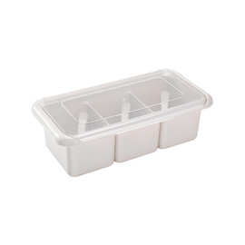 调味盒厨房组合调料罐塑料三格一体油盐酱醋调料盒佐料盒调味料盒
