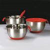 thickening 304 Stainless steel pots Bowl beat eggs Deepen household cream thickening stir Pass Basin baking Vegetables