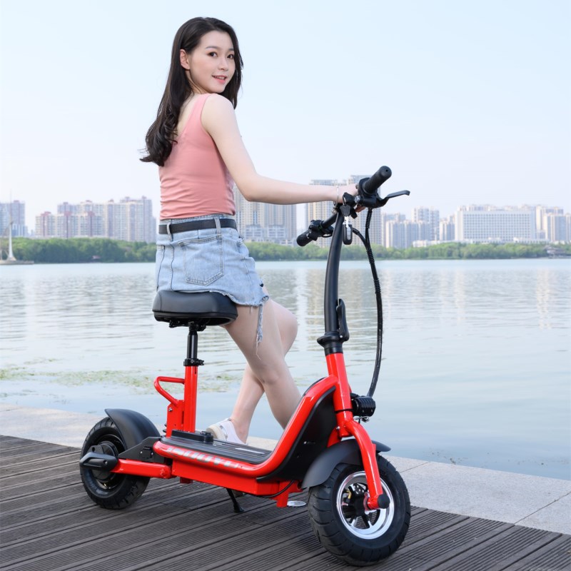 Ultralight aluminium alloy Electric vehicle fold Electric Bicycle lithium battery Help a storage battery car small-scale Mobility 48v