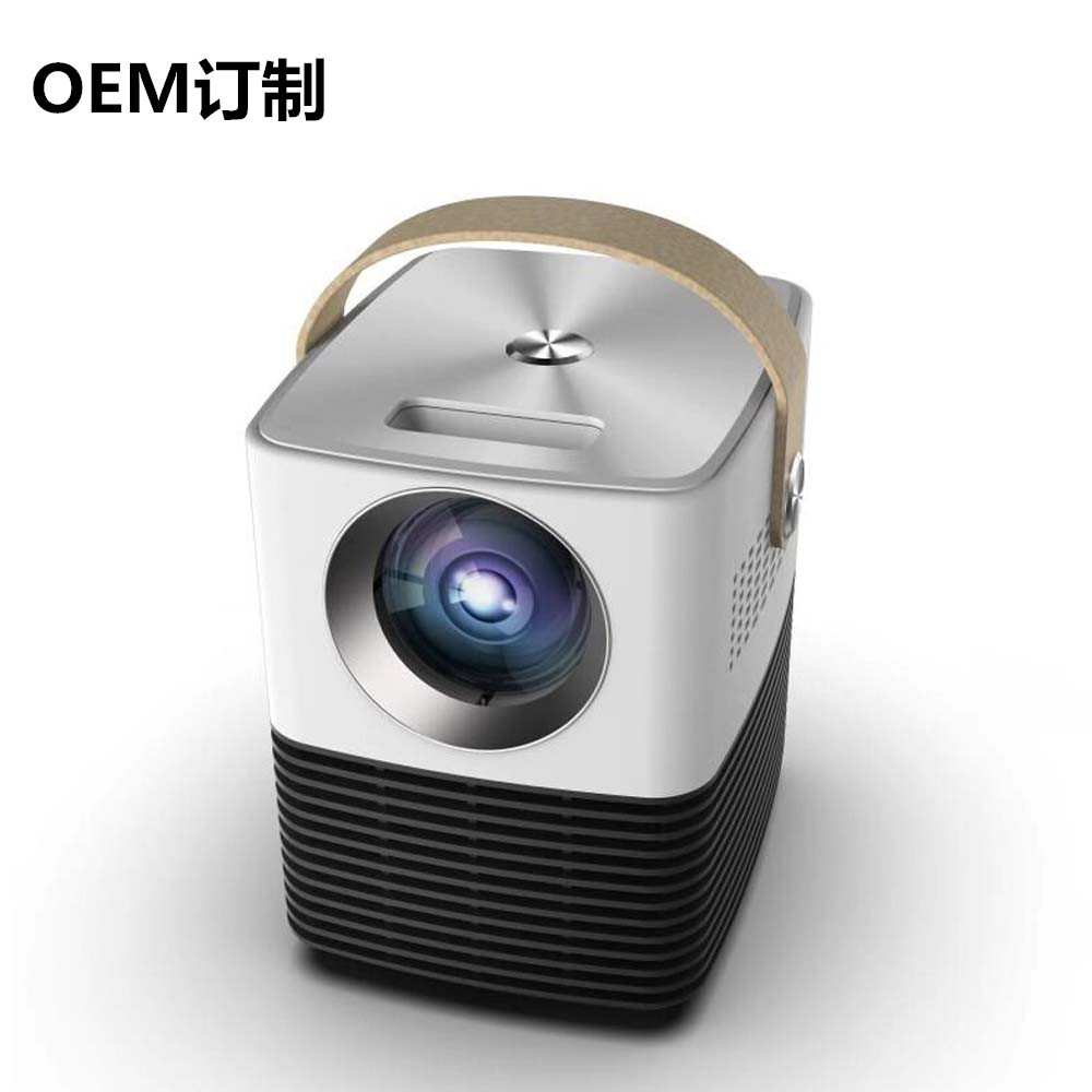 Customize Micro-cast small-scale Projector OEM Mandarin Projector AI Intelligent Voice remote control WIFI The same screen