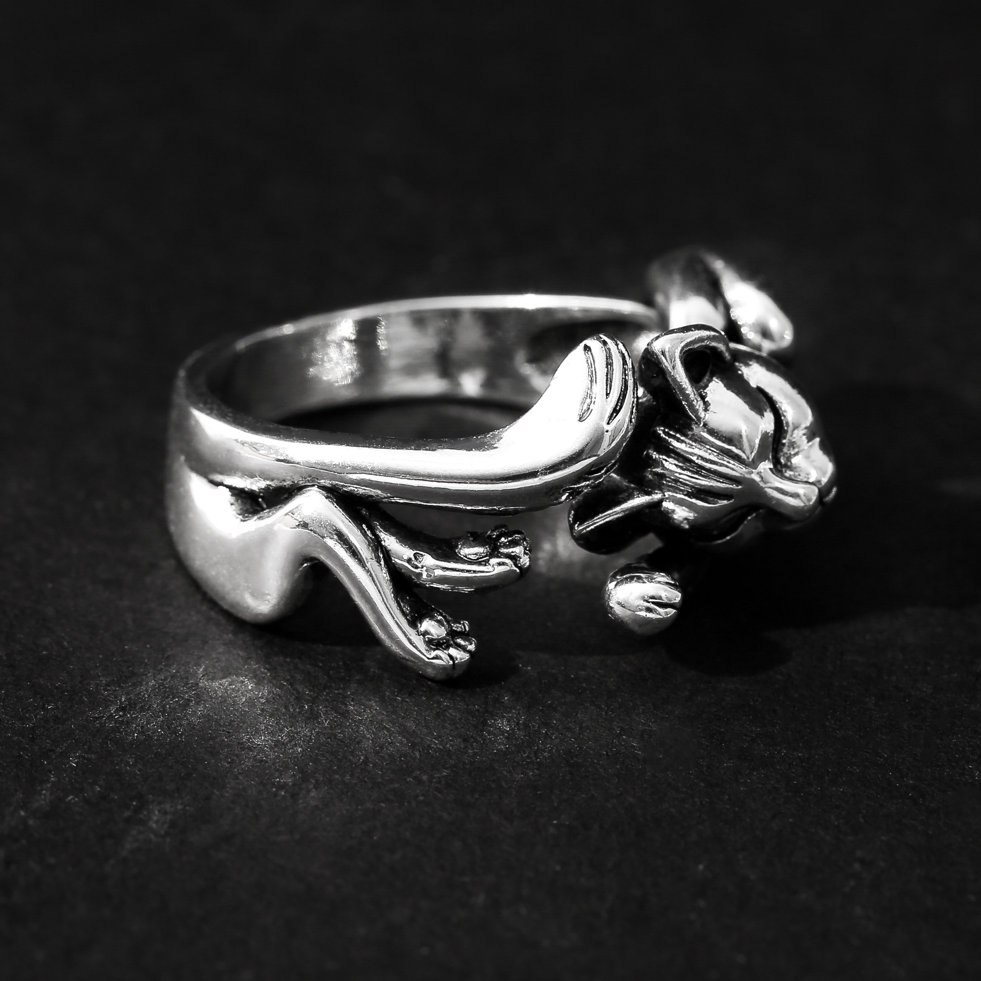 1 Piece Simple Style Animal Copper Plating Open Ring display picture 3