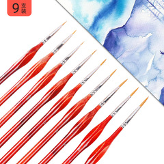 Wolf hair liner brush, outline brush, oil painting outline brush, wolf hair liner brush, digital oil painting color brush, edge brush