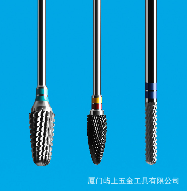 专业制造不锈钢圆柱体旋转锉   美甲搓齿刀