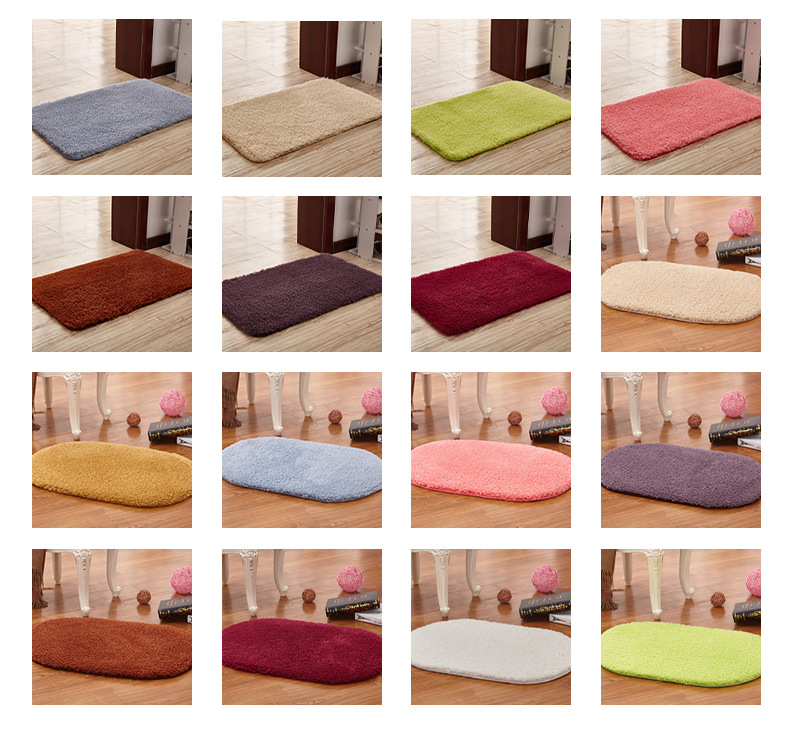 欧式地毯羊羔绒地垫可水洗地毯吸水地垫卧室地毯客厅地毯浴室地毯门口地毯