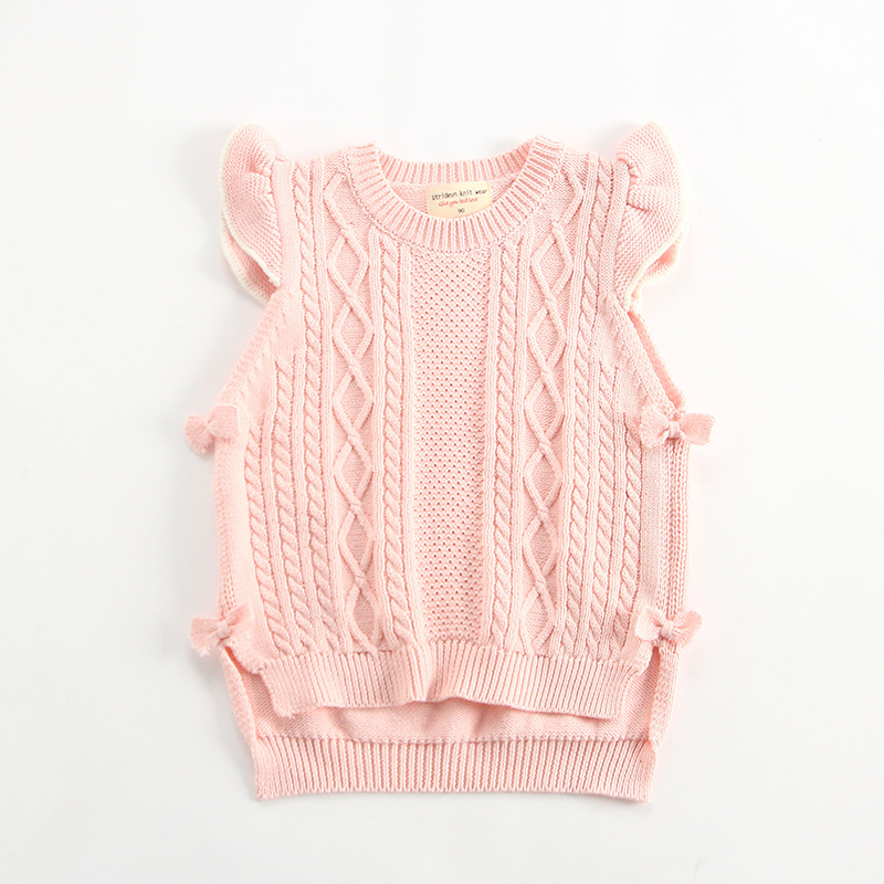 Entrega de una pieza 2021 nueva ropa para niños suéter para niños chaleco para niñas Primavera, Otoño e Invierno ropa exterior para bebés Chaleco de punto