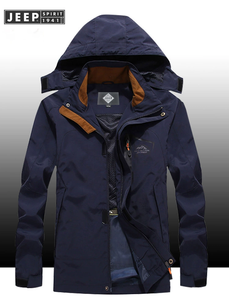 Мужская повседневная куртка JEEP SPIRIT, верхнее пальто 7672, новинка на весну и осень