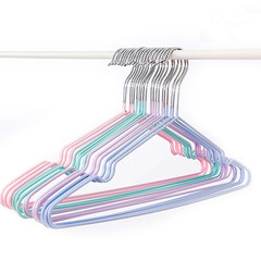 Home Plated Plastic Sliding Anti-slip Stainless Steel Hanger Invisible Clothes Rack Drying Clothes Rack Creative Metal Clothes Hook