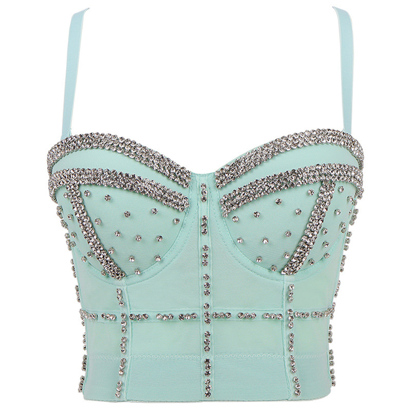 diamond bustier top