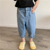 XDJ Tong goods 2020 summer Korean Edition children cowboy 7 pants girl classic cone Jeans