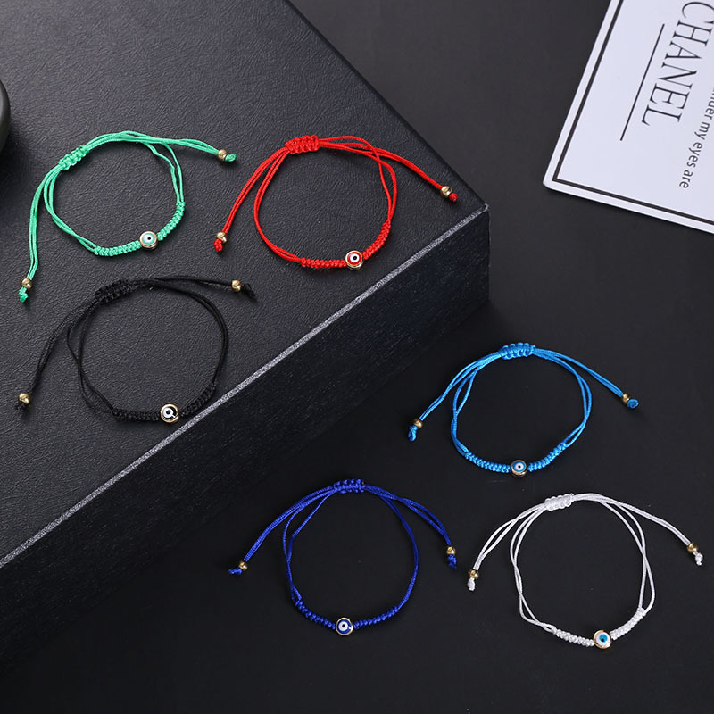 Lucky Evil Eye Red String Bracelet Adjustable Protection Jewelry_voghion.com