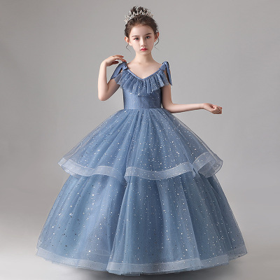 children Princess Dress birthday Evening dress girl Small moderator Dress skirt have more cash than can be accounted for girl Flower girl Wedding dress Pompous skirt