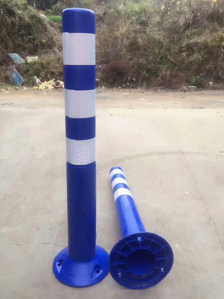 蓝色警示柱 路障颜色 PU警示柱 颜色 立柱警示立柱PE警示柱